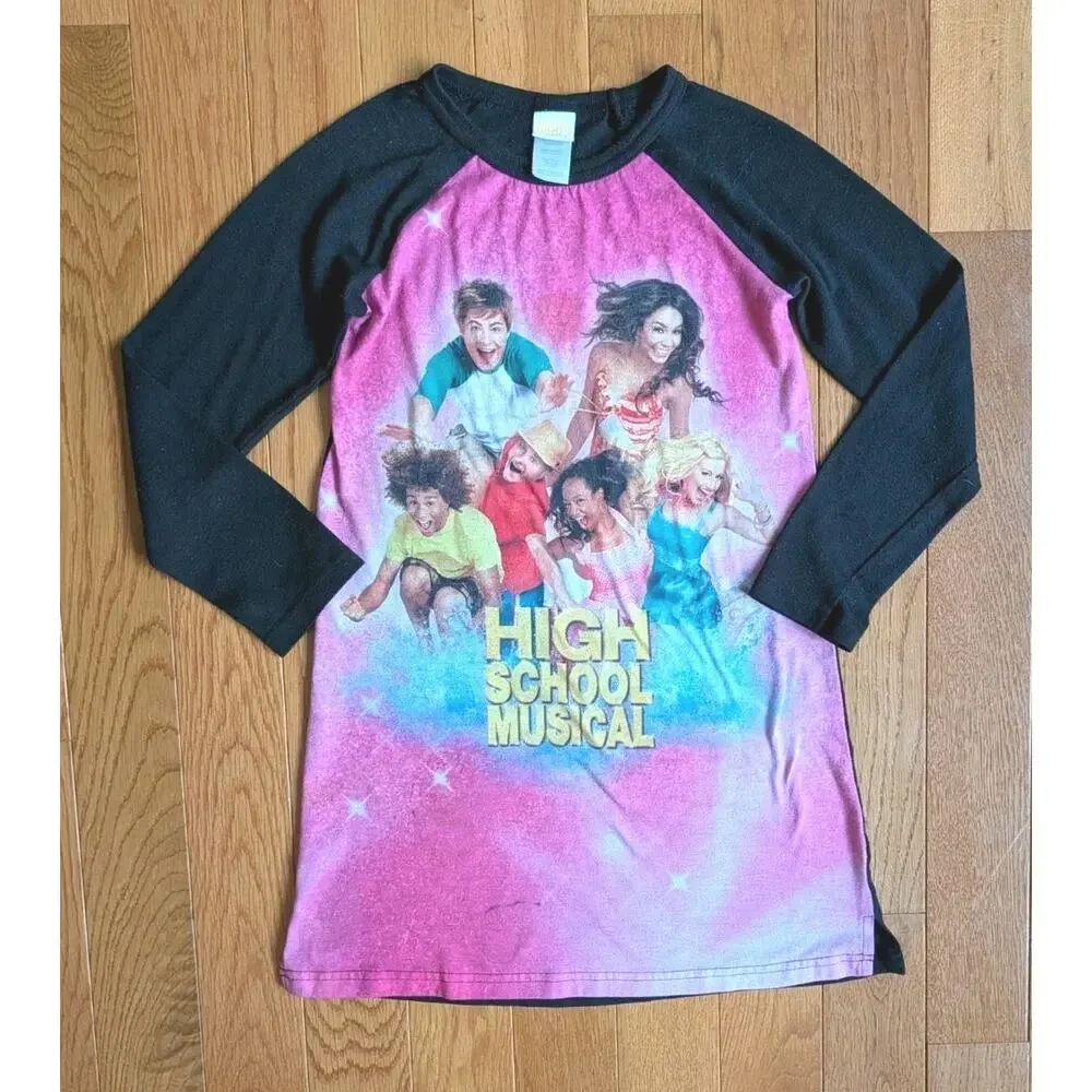 Vintage Y2K Disney High School Musical Nightgown HSM Troy Gabriella Sharpay Ryan - Picture 1 of 6